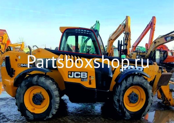 Стекло боковое правое JCB 540-140 KMK